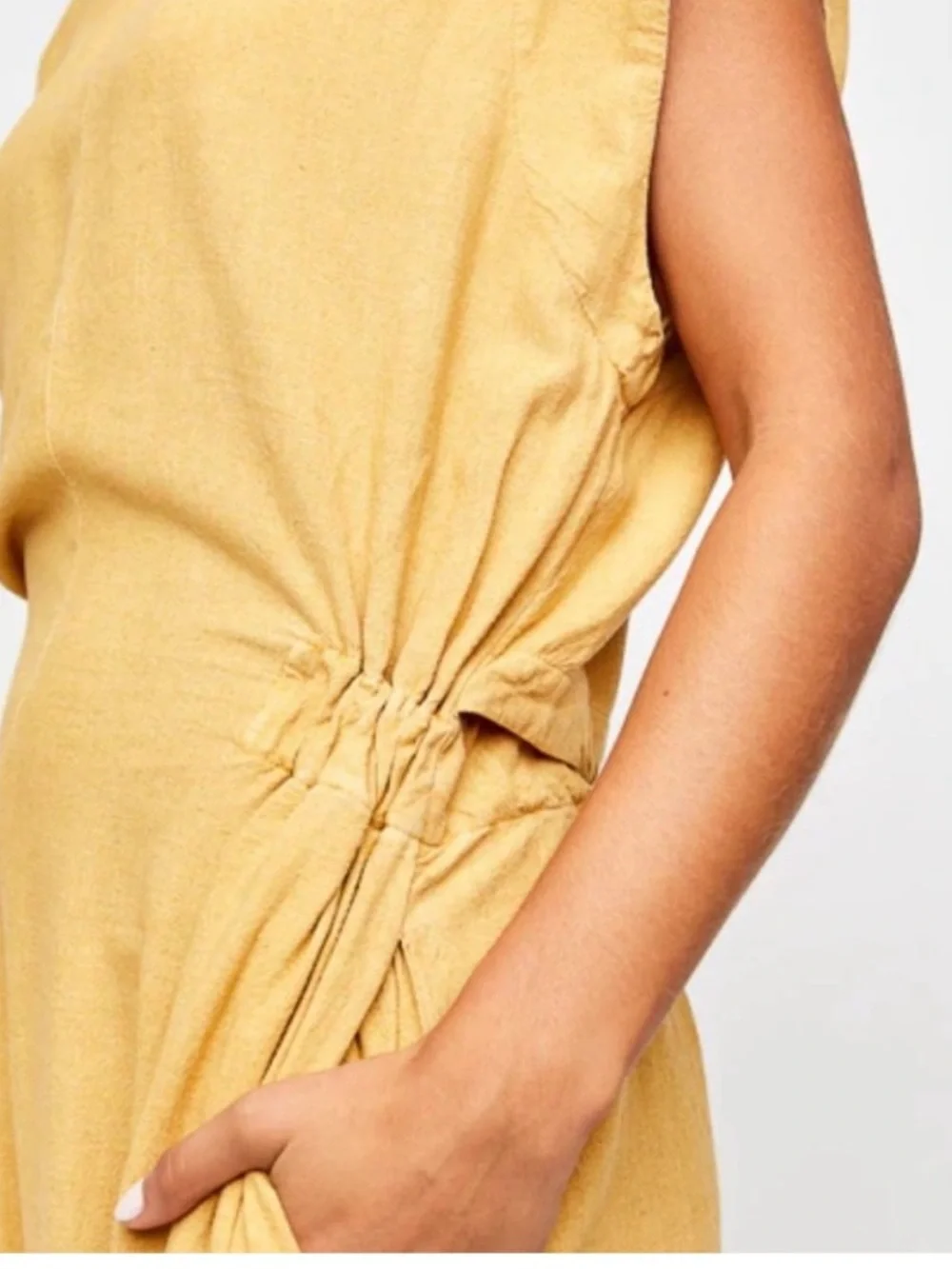 Free People Heat Wave Open Back Jumpsuit Size Small